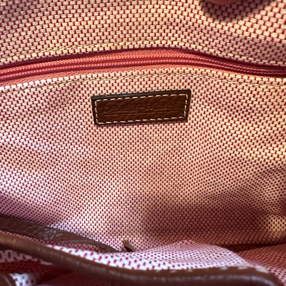 Dooney & Bourke NWOT satchel.  Classic Dooney style with leather handle/trim. - Picture 5 of 11